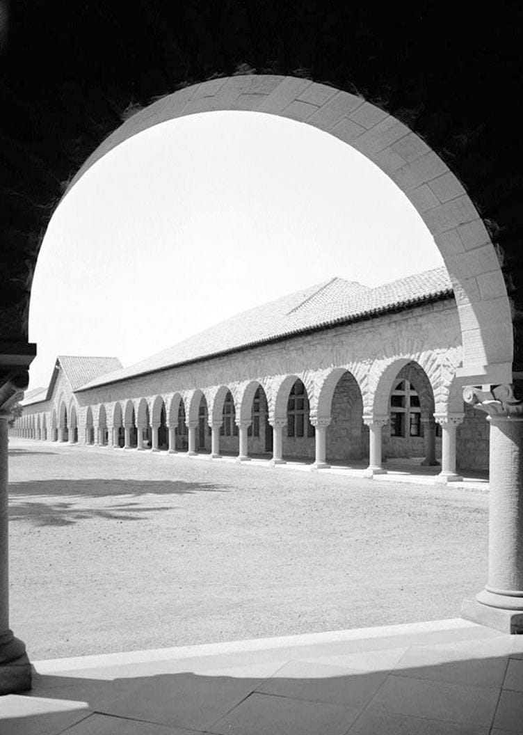 Historic Photo : Stanford University Quadrangle, Stanford University Campus, Stanford, Santa Clara County, CA 10 Photograph