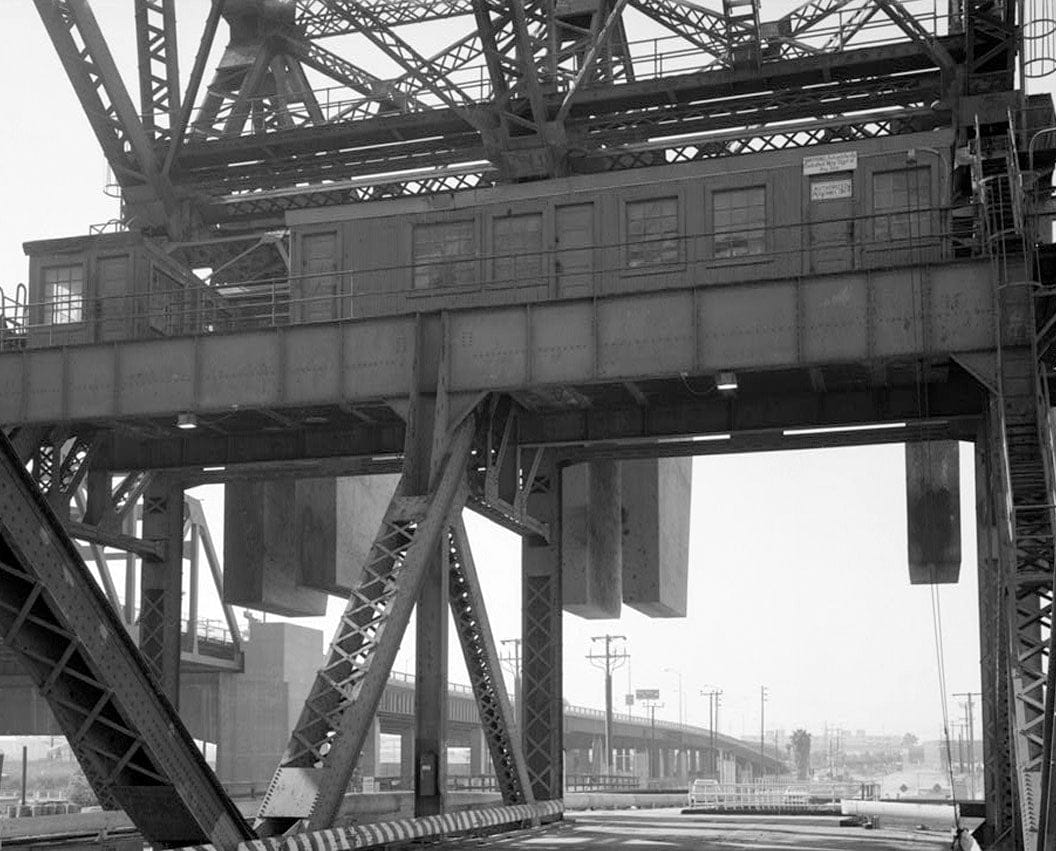 Historic Photo : Henry Ford Bridge, Spanning Cerritos Channel, Los Angeles-Long Beach Harbor, Los Angeles, Los Angeles County, CA 10 Photograph
