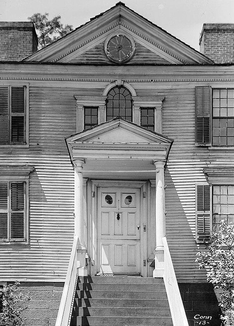 Historic Photo : Captain Asa Deming House, Rocky Hill (moved to MA, Wellesley), Rocky Hill, Hartford County, CT 1 Photograph