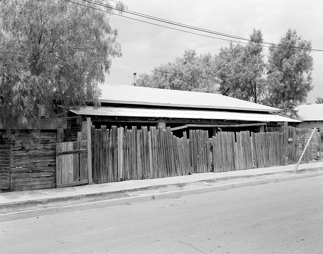 Historic Photo : 510-512 South Convent Avenue (House), Tucson, Pima County, AZ 1 Photograph