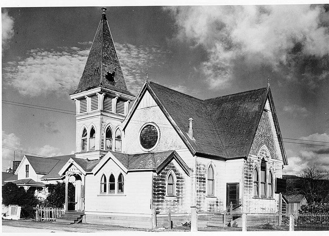 Historic Photo : Methodist Episcopal Church, 108 San Gregorio Street, Pescadero, San Mateo County, CA 3 Photograph