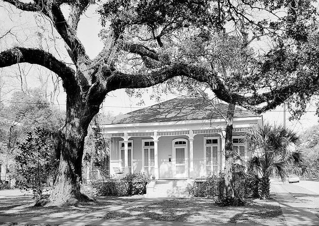 Historic Photo : Otis-Allen House, 1050 Palmetto Street, Mobile, Mobile County, AL 1 Photograph