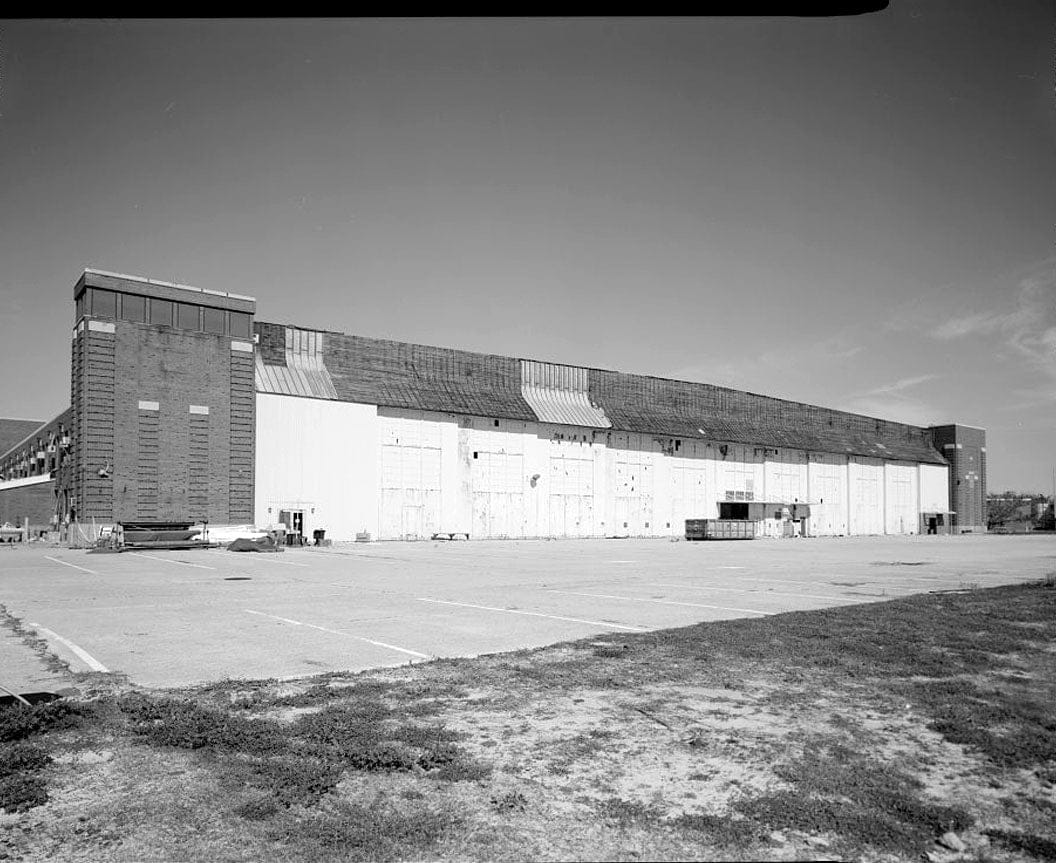 Historic Photo : U.S. Naval Air Station, Aircraft Hangar, Radford Boulevard, Pensacola, Escambia County, FL 2 Photograph