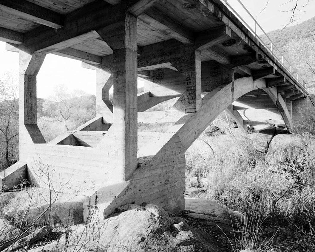 Historic Photo : Black Canyon Road Bridge, Spanning Santa Ysabel Creek at intersection of Black Canyon & Sutherland Dam Roads, Ramona, San Diego County, CA 3 Photograph