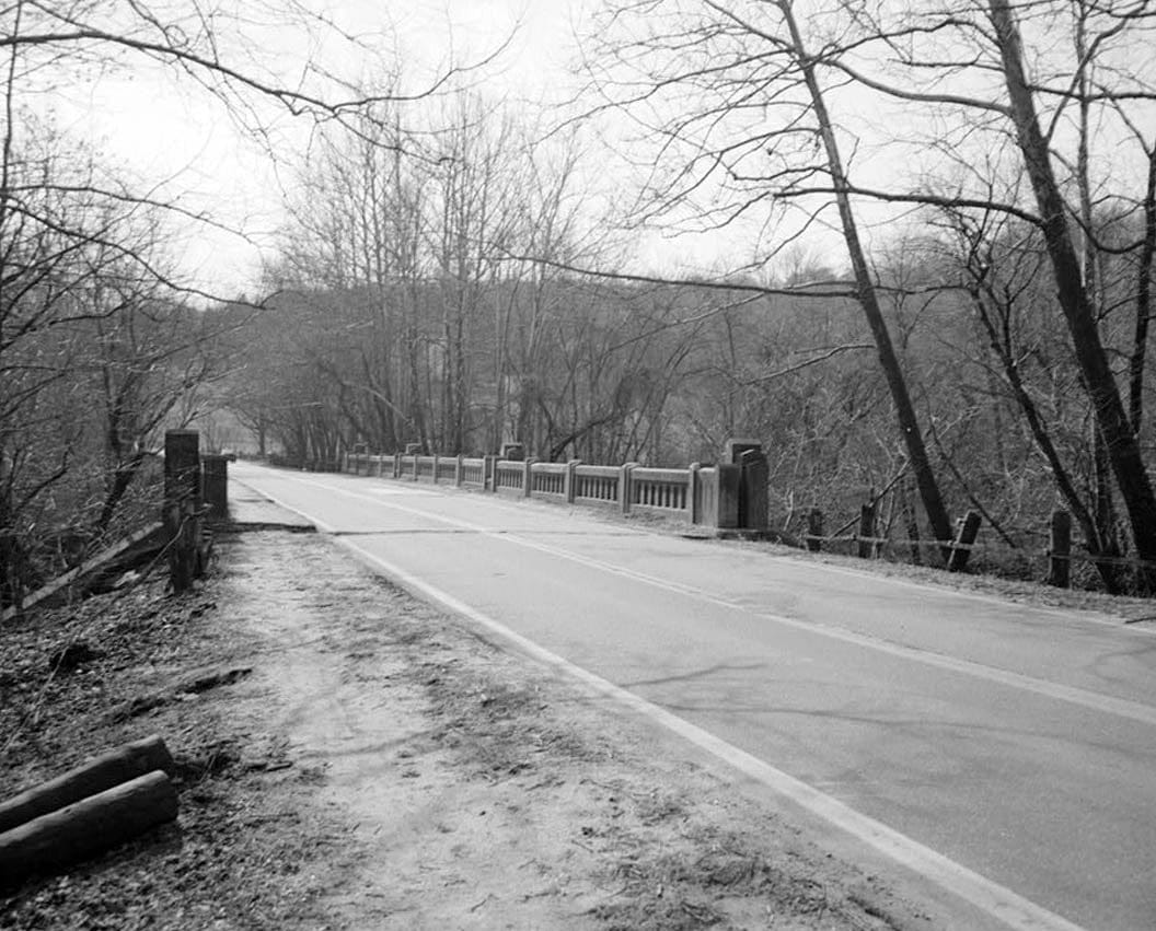 Historic Photo : Thompson's Bridge, Spanning Brandywine River on Delaware State Route 92, Wilmington, New Castle County, DE 11 Photograph