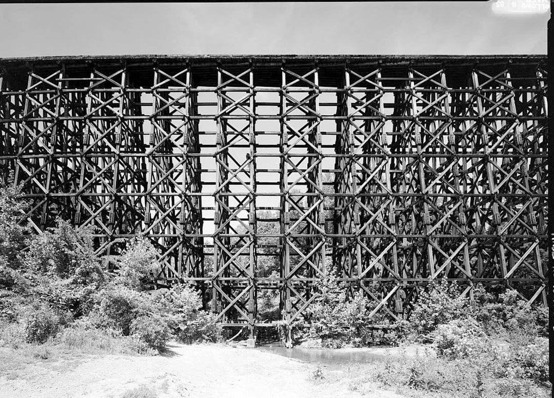 Historic Photo : Birmingham Mineral Railroad Viaduct, Spanning King Creek, Birmingham, Jefferson County, AL 2 Photograph