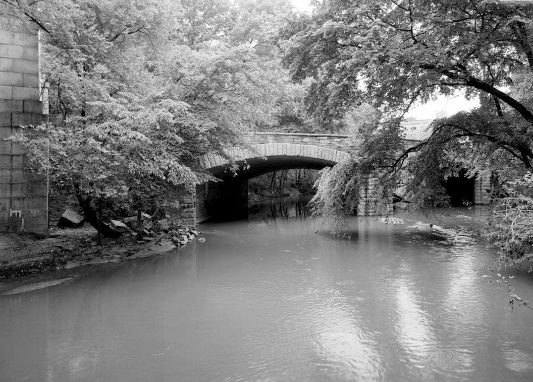 Historic Photo : Rock Creek & Potomac Parkway Bridge near P Street, Washington, District of Columbia, DC 3 Photograph