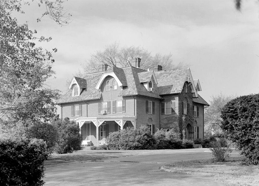 Historic Photo : Gallaudet College, President's House, Seventh Street & Florida Avenue Northeast, Washington, District of Columbia, DC 1 Photograph