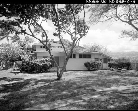 U.S. Naval Base, Pearl Harbor, Naval Housing Area Makalapa, Senior Officers' Quarters Type C, North end of Makalapa Drive, Pearl City, Honolulu County, HI 3