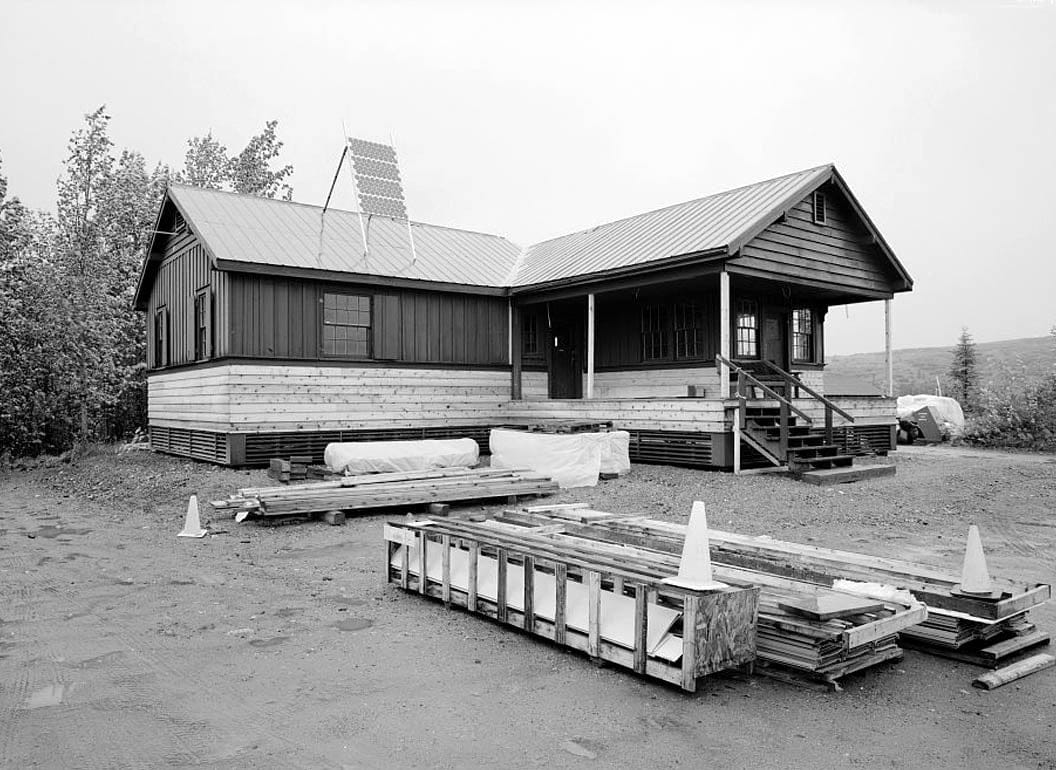 Historic Photo Wonder Lake Ranger Station, Cantwell, Denali Borough