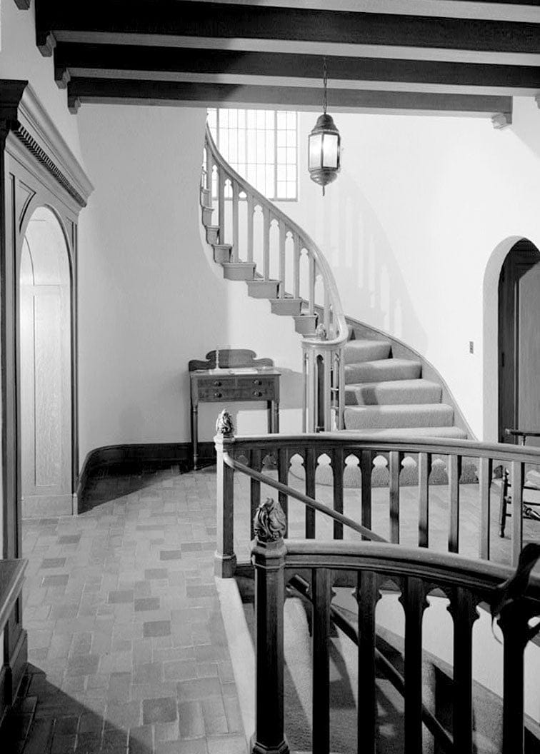 Historic Photo : Lou Henry Hoover House, San Juan Hill, Stanford, Santa Clara County, CA 8 Photograph