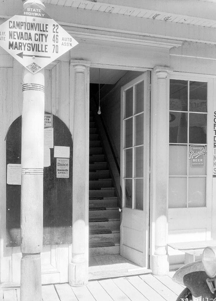Historic Photo : St. Charles Hotel, Downieville, Sierra County, CA 1 Photograph