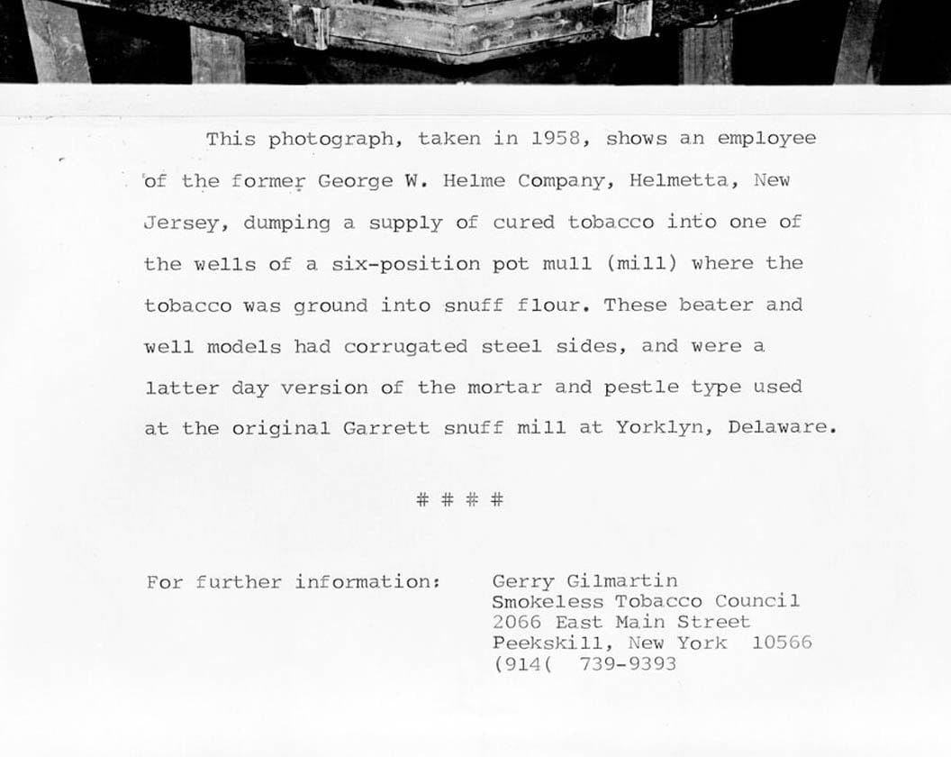 Historic Photo : Garrett Snuff Mill, Route 82, Yorklyn, New Castle County, DE 18 Photograph