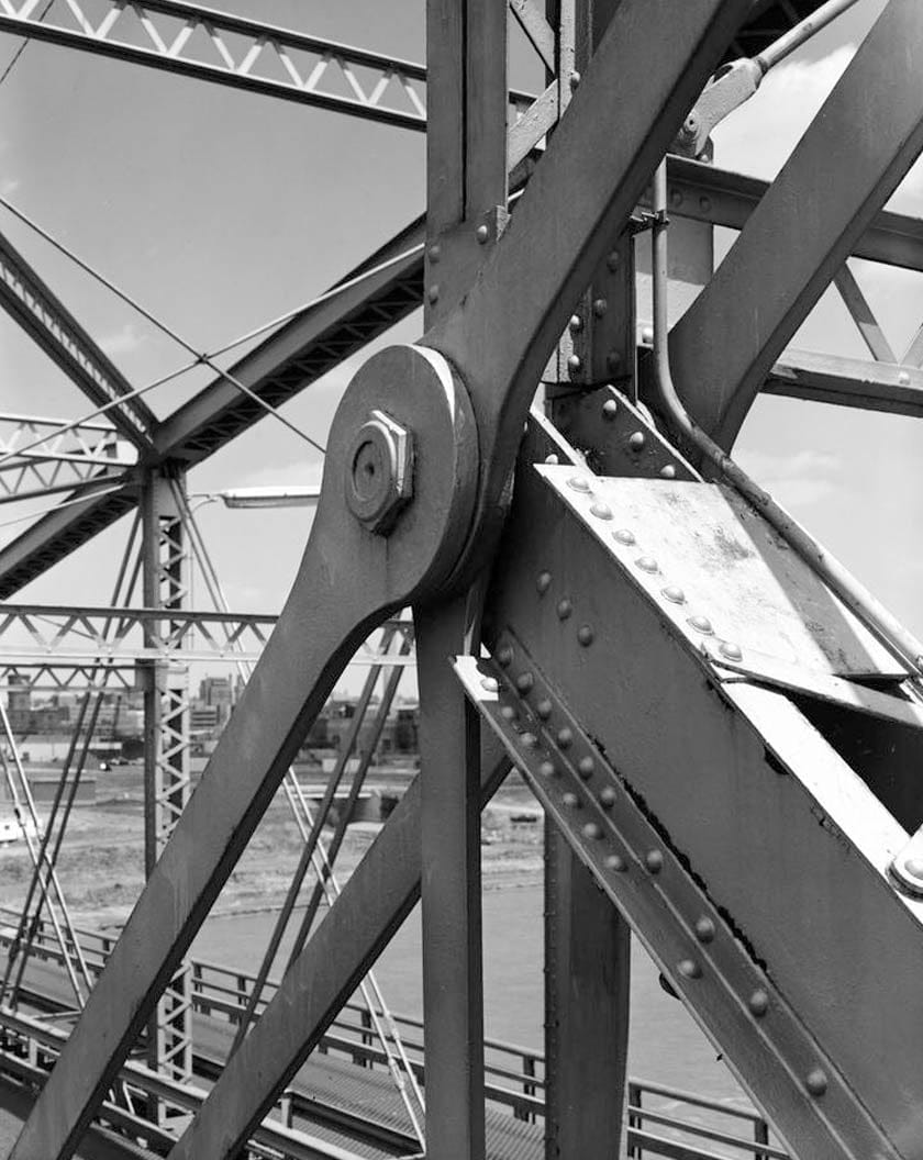 Historic Photo : Pacific Shortline Bridge, U.S. Route 20,spanning Missouri River, Sioux City, Woodbury County, IA 83 Photograph