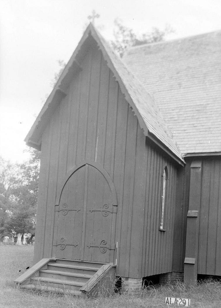 Historic Photo : Episcopal Church, U.S. Route 80, Prairieville, Hale County, AL 7 Photograph