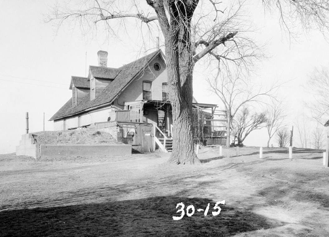 Historic Photo : Barlow Granger House, Pioneer Park, Des Moines, Polk County, IA 3 Photograph