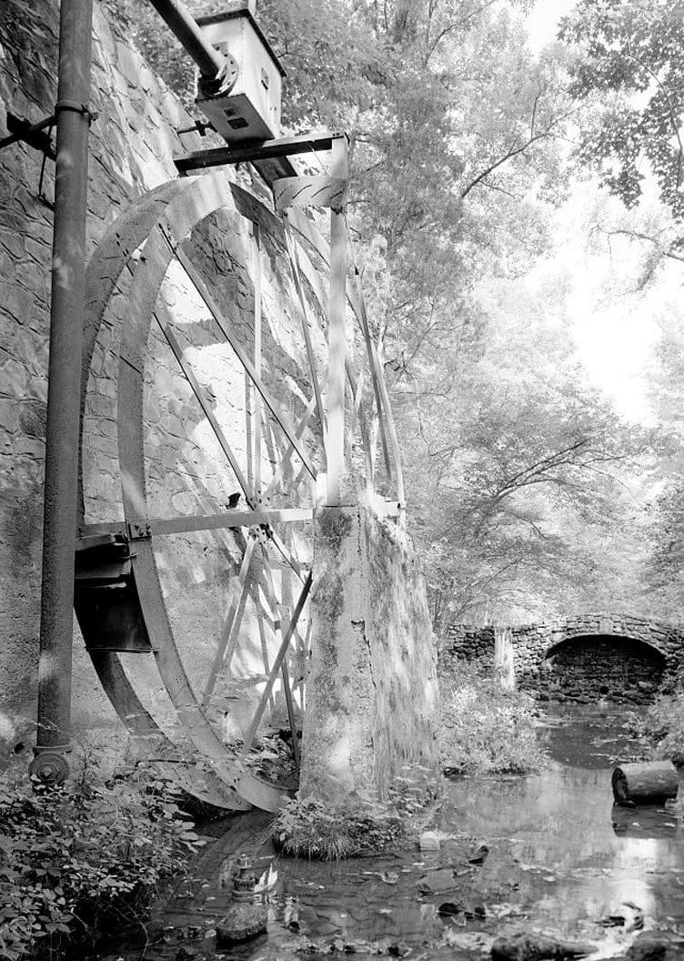 Historic Photo : Ricks Estate, Electric Power Generating Mill (Ruin), Stone Bridge Road, Hot Springs, Garland County, AR 5 Photograph