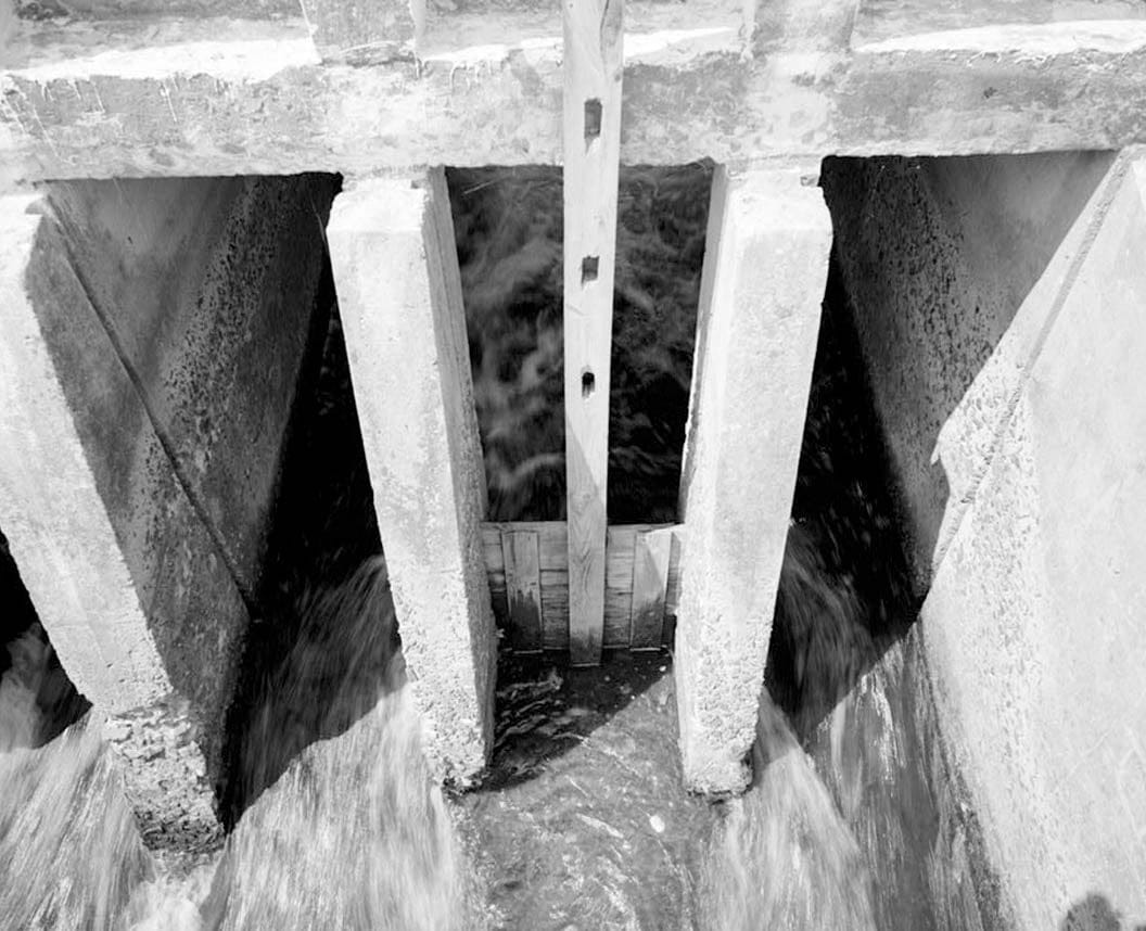 Historic Photo : Wagamon Pond Dam & Bridge, Spanning Broadkill River at State Road No. 197 (Mulberry Street), Milton, Sussex County, DE 14 Photograph