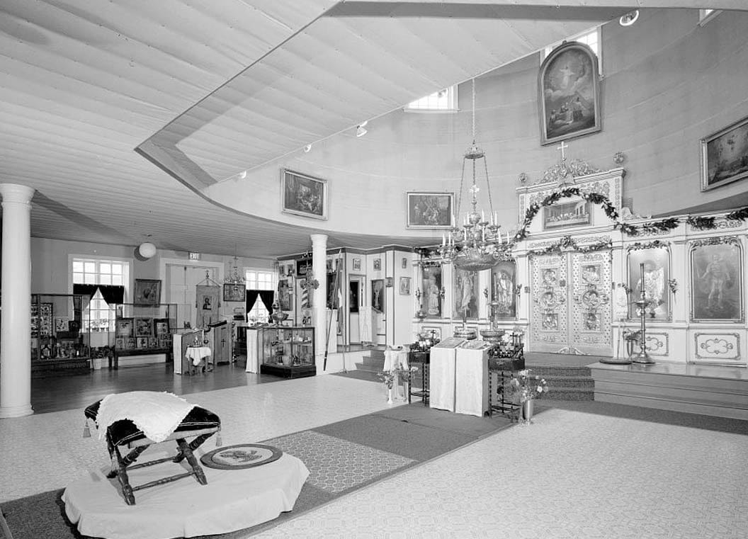 Historic Photo : Saint Michael's Cathedral, Lincoln Street, Sitka, Sitka Borough, AK 12 Photograph