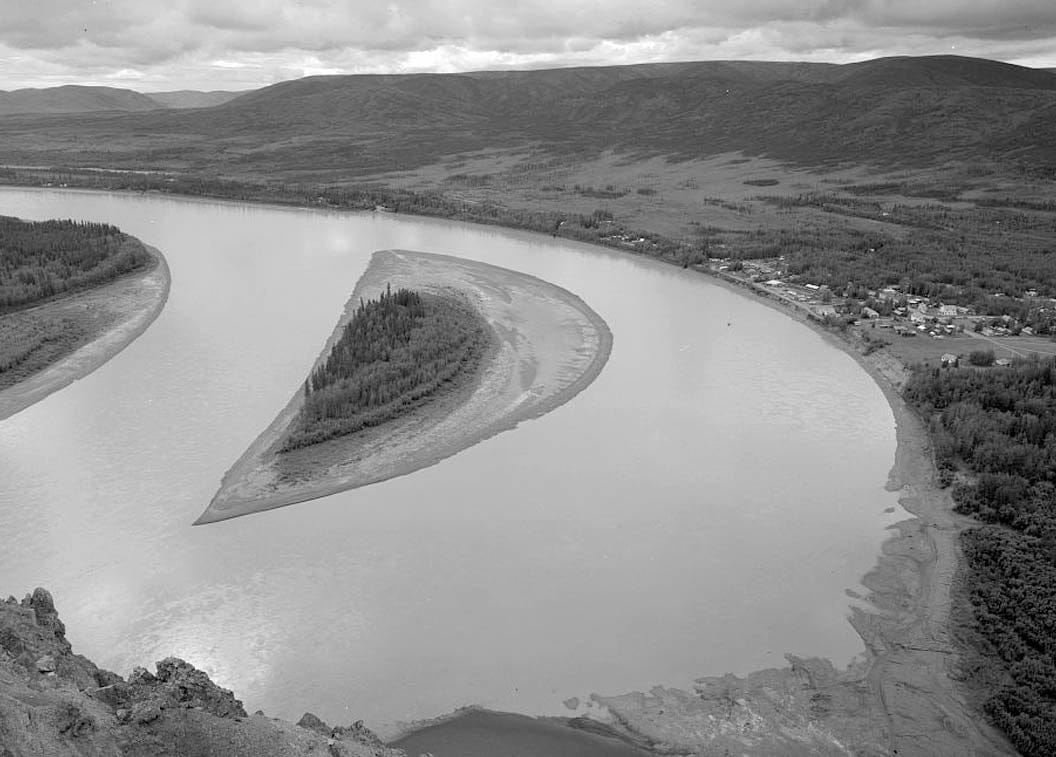 Historic Photo : Town of Eagle, South bank of Yukon River at Mission Creek, Eagle, Southeast Fairbanks Census Area, AK 2 Photograph