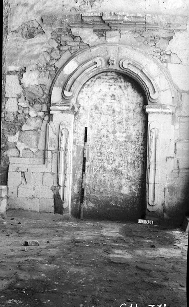 Historic Photo : Mission San Juan Capistrano, Stone Church, Olive Street, between U.S. Highway 101 & Main Street, San Juan Capistrano, Orange County, CA 8 Photograph