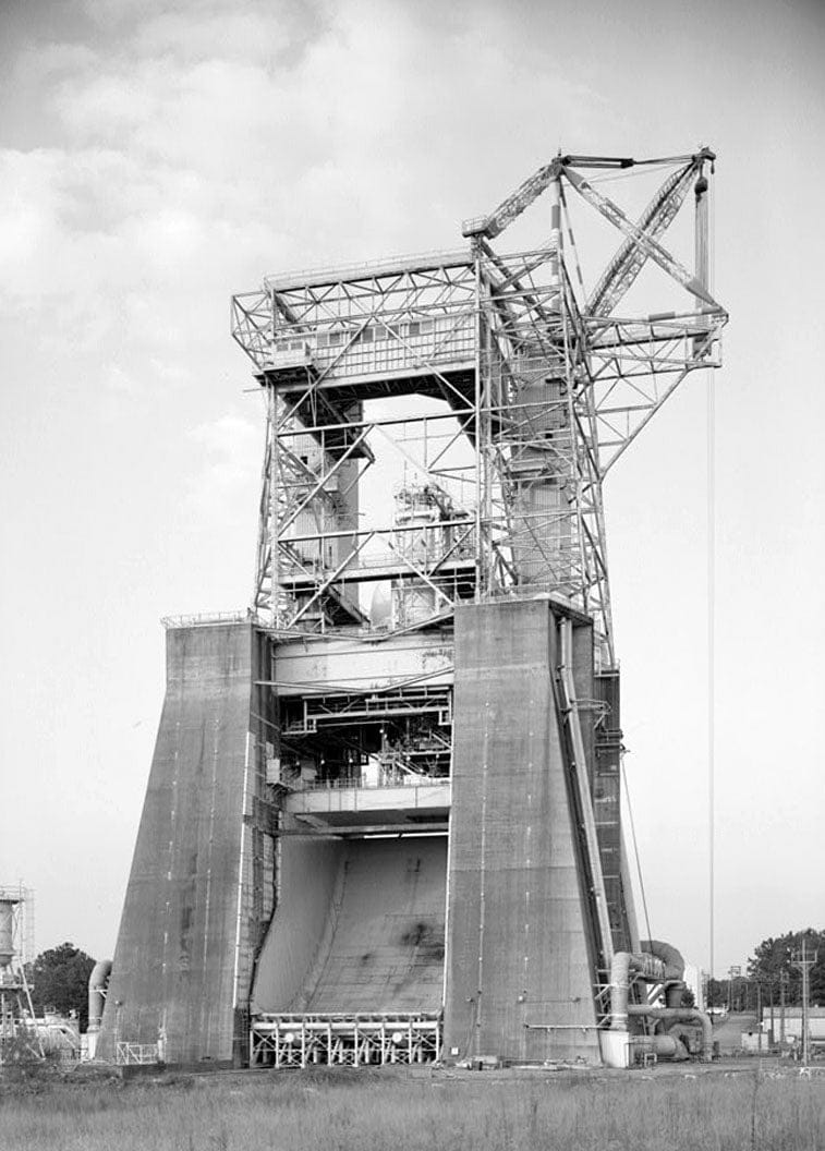 Historic Photo : Marshall Space Flight Center, Saturn V S-IC Static Test Facility, West Test Area, Huntsville, Madison County, AL 1 Photograph