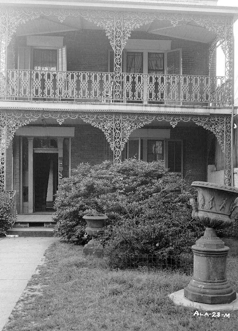 Historic Photo : DuMont House, 157 Church Street, Mobile, Mobile County, AL 12 Photograph
