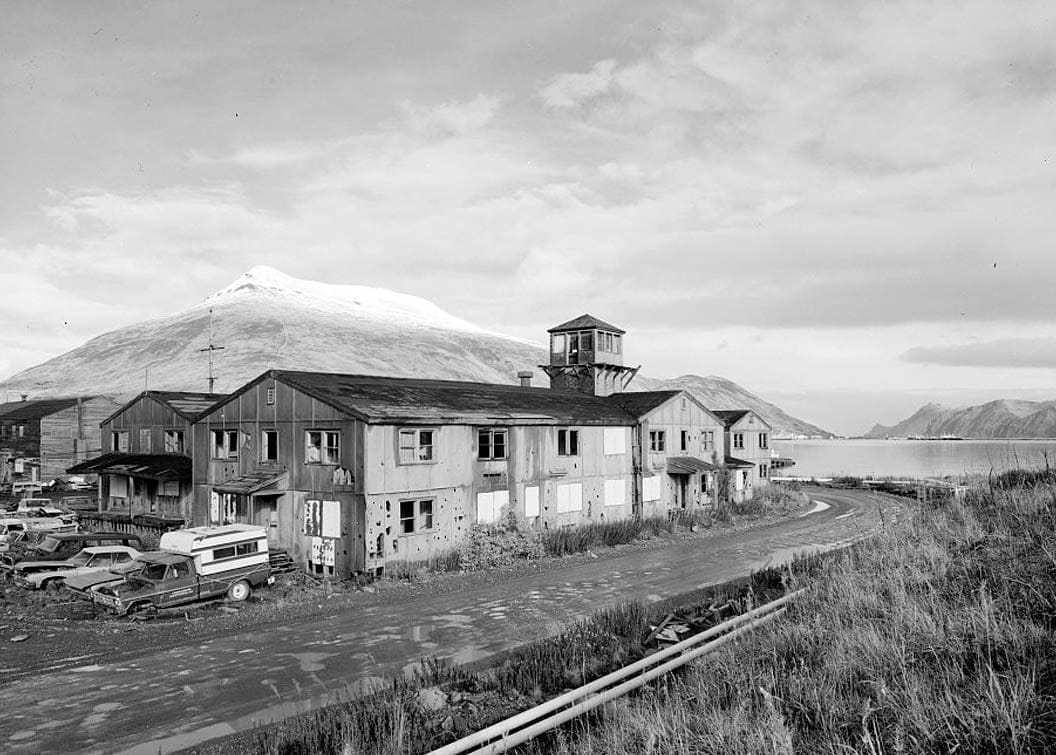 Historic Photo : Naval Operating Base Dutch Harbor & Fort Mears, Administration Building, Unalaska, Aleutian Islands, AK 9 Photograph