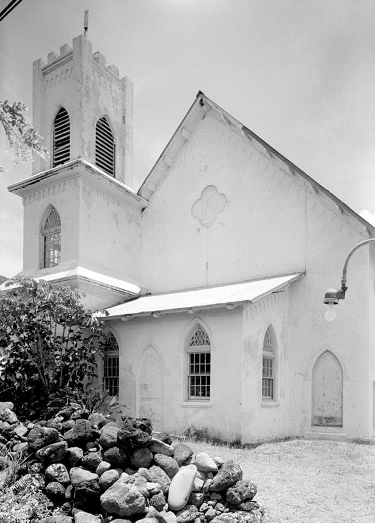 Historic Photo : St. Francis Catholic Church, Moloka'i Island, Kalaupapa, Kalawao County, HI 13 Photograph
