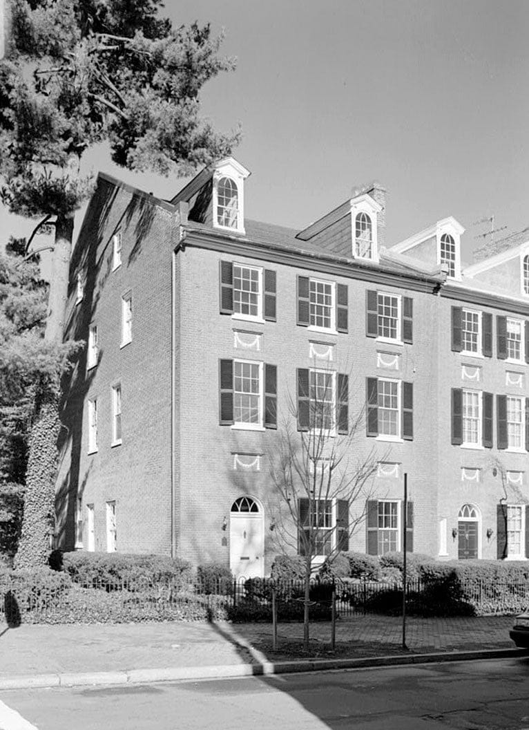Historic Photo : Colonel John Cox House, 3339 N Street, Northwest, Washington, District of Columbia, DC 21 Photograph