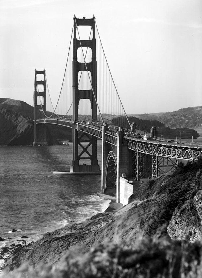 Historic Photo : Golden Gate Bridge, Spanning mouth of San Francisco Bay, San Francisco, San Francisco County, CA 13 Photograph