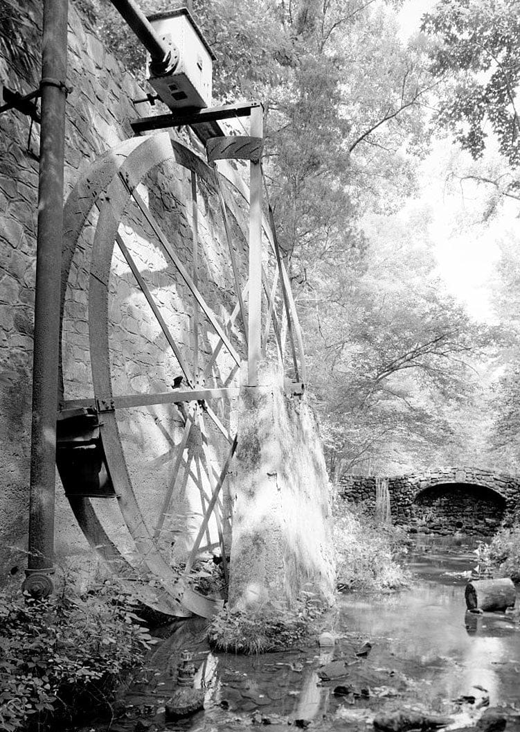 Historic Photo : Ricks Estate, Electric Power Generating Mill (Ruin), Stone Bridge Road, Hot Springs, Garland County, AR 6 Photograph