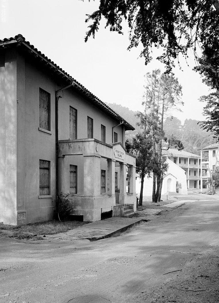 Historic Photo : Fort McDowell, Administration Building, Angel Island State Park, Angel Island, Marin County, CA 3 Photograph