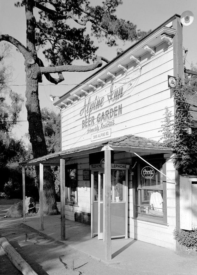 Historic Photo : Buelna's Roadhouse, 3915 Alpine Road, Portola Valley, San Mateo County, CA 2 Photograph