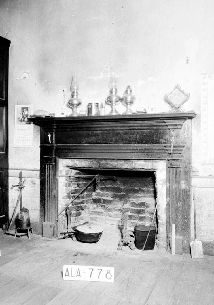 Historic Photo : Jones-Cocke-Crenshaw House, Washington Street (County Road 45), Marion, Perry County, AL 8 Photograph