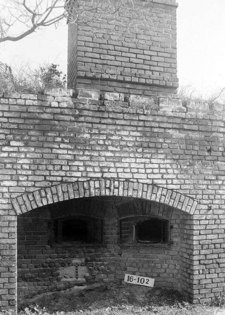 Historic Photo : Fort Gaines, Bake Ovens, Dauphin Island, Mobile County, AL 1 Photograph
