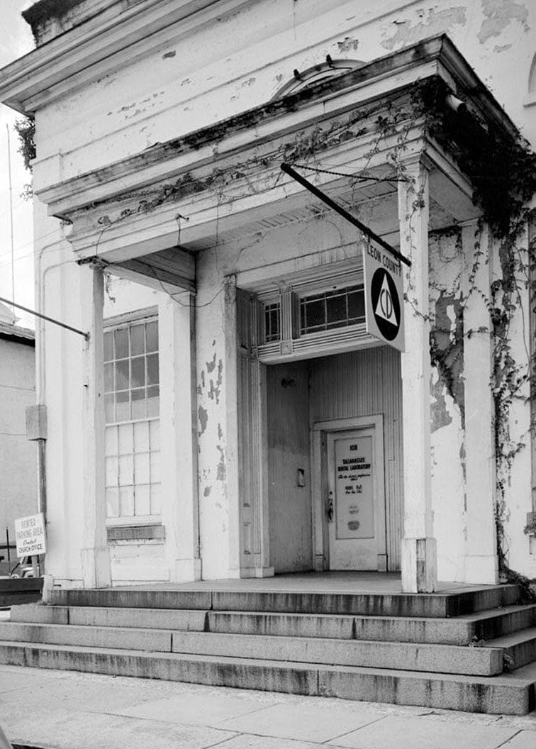 Historic Photo : Bank of Florida, Calhoun & Appalachia Parkway (moved from Adams Street), Tallahassee, Leon County, FL 2 Photograph