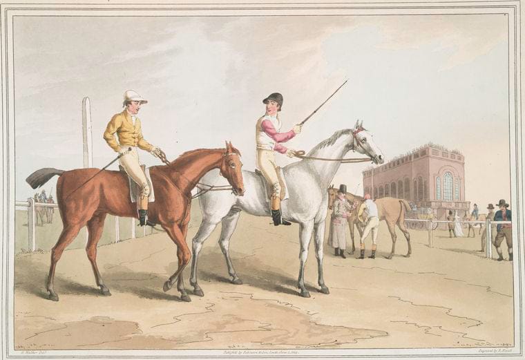 Art Print : 1814, Jockies. - Vintage Wall Art