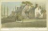 Art Print : 1828, Old Dutch Farmhouse, cor. 7th Ave. & 50th St. - Vintage Wall Art
