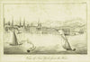 Art Print : 1828, View of New York from The West - Vintage Wall Art