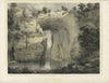 Art Print : 1775, Natural Bridge, Rockbridge Co, Va. - Vintage Wall Art