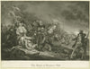 Art Print : c.1760 , The Battle at Bunker's Hill - Vintage Wall Art