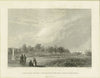 Art Print : 1801, View from Ground appropriated for The Clinton Monument - Vintage Wall Art