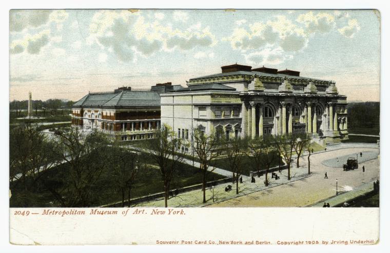 Art Print : Metropolitan Museum of Art. New York, 1905 - Vintage Wall Art