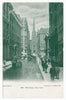 Art Print : Wall Street Showing Trinity Church, New York City, 1915 - Vintage Wall Art