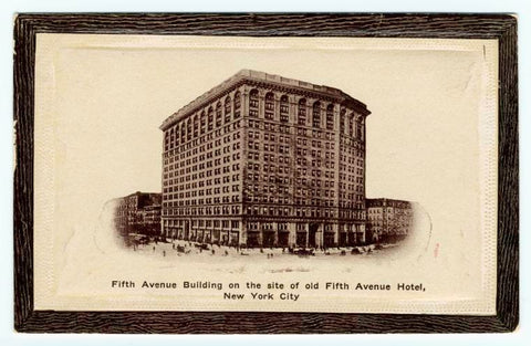 Art Print : Fifth Avenue Building on The site of Old Fifth Avenue Hotel, New York City, 1911 - Vintage Wall Art