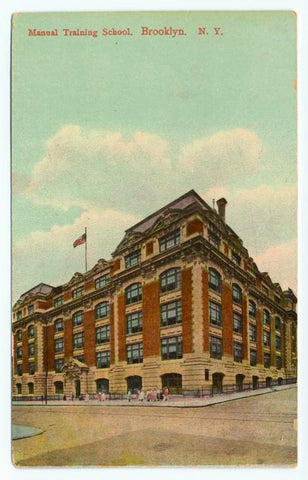 Art Print : Manual Training School, Brooklyn, N.Y, 1901 - Vintage Wall Art
