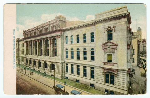 Art Print : Hall of Records, Brooklyn N.Y, 1901 - Vintage Wall Art
