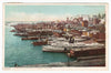 Art Print : The Wharves from Brooklyn Bridge, New York, 1912 - Vintage Wall Art