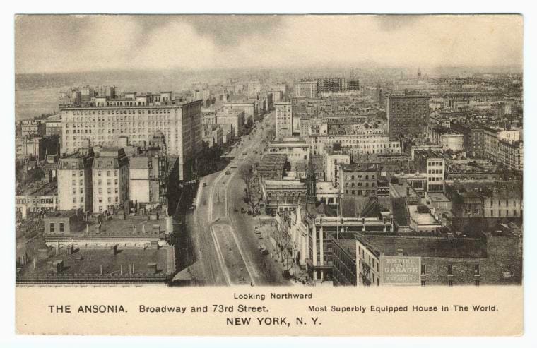 Art Print : The Ansonia, 1911 - Vintage Wall Art